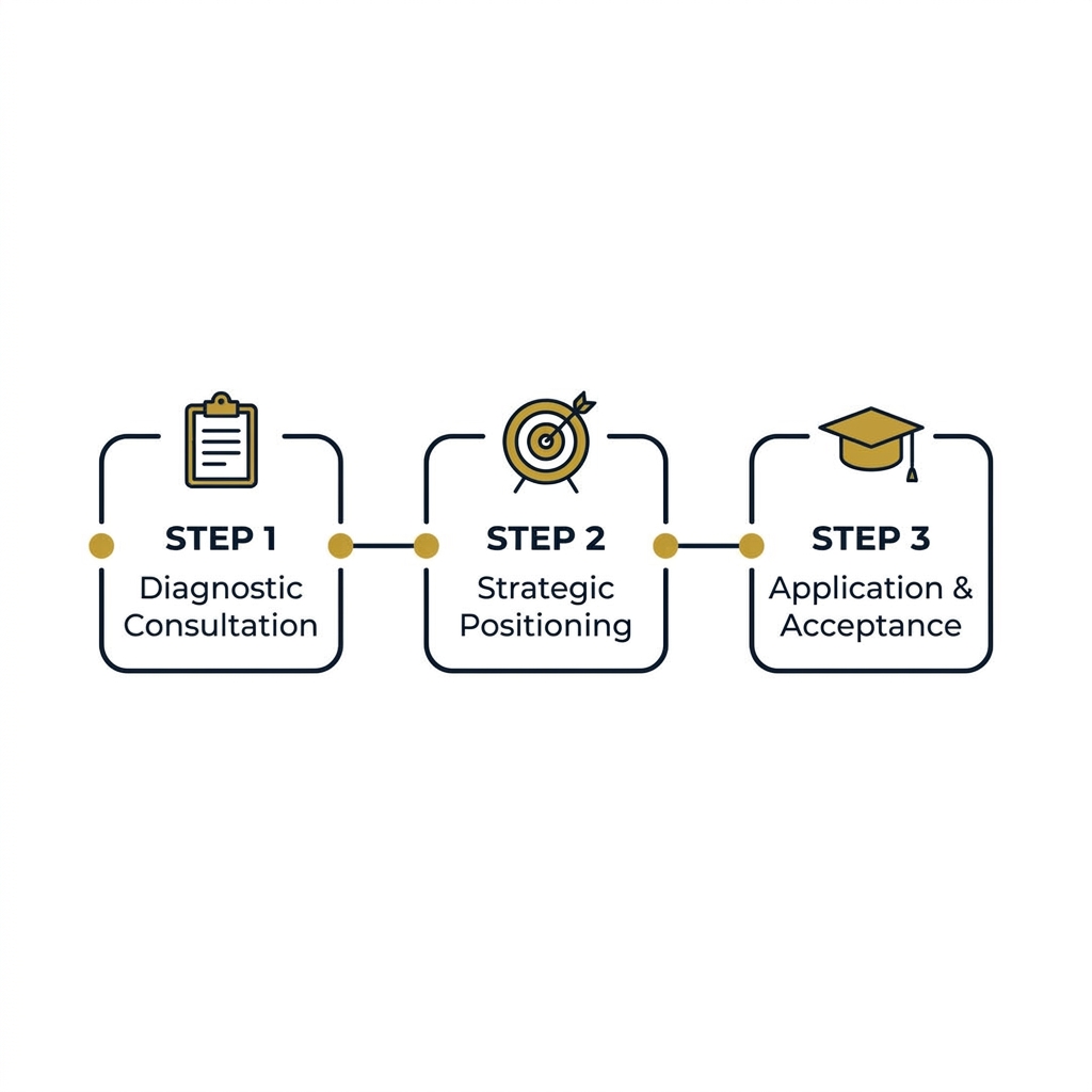 Our 3-step admissions process